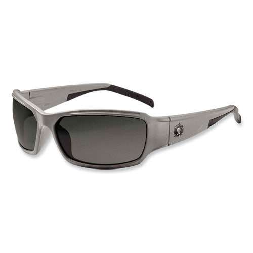 Skullerz Thor Safety Glasses, Matte Gray Nylon Impact Frame, Smoke Polycarbonate Lens, Ships In 1-3 Business Days