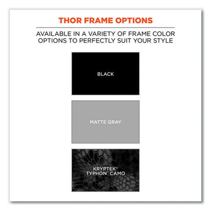 Skullerz Thor Safety Glasses, Kryptek Tyhpon Nylon Impact Frame, Polarized Smoke Polycarb Lens, Ships In 1-3 Business Days