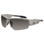 Skullerz Dagr Safety Glasses, Matte Gray Frame/smoke Lens, Nylon/polycarb, Ships In 1-3 Business Days