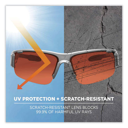 Skullerz Dagr Safety Glasses, Kryptek Highlander Nylon Impact Frame, Copper Polycarbonate Lens, Ships In 1-3 Business Days