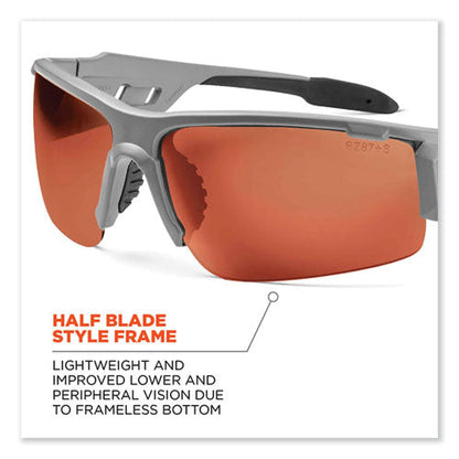 Skullerz Dagr Safety Glasses, Kryptek Highlander Nylon Impact Frame, Polrizd Copper Polycarb Lens, Ships In 1-3 Business Days