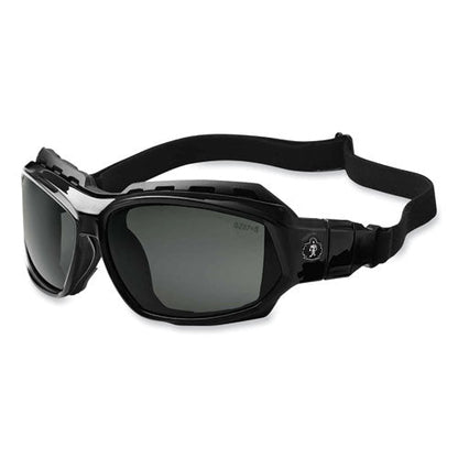 Skullerz Loki Safety Glasses/goggles, Black Nylon Impact Frame,polarized Smoke Polycarbonate Lens, Ships In 1-3 Business Days