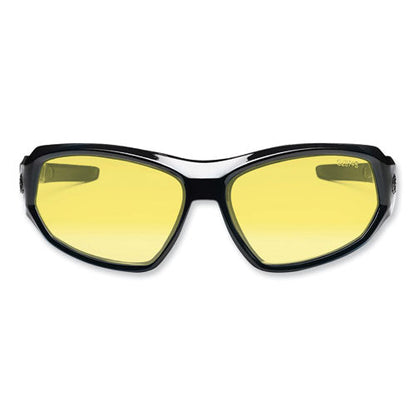 Skullerz Loki Safety Glasses/goggles, Black Nylon Impact Frame, Yellow Polycarbonate Lens, Ships In 1-3 Business Days
