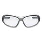 Skullerz Loki Safety Glasses/goggles, Matte Gray Nylon Impact Frame, Anti-fog Clear Polycarb Lens, Ships In 1-3 Business Days