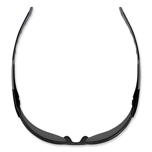 Skullerz Saga Frameless Safety Glasses, Black Nylon Impact Frame, Anti-fog Smoke Polycarb Lens, Ships In 1-3 Business Days