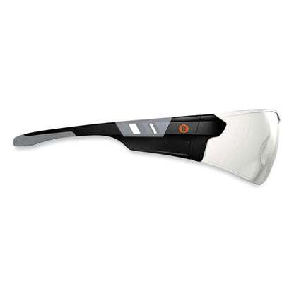 Skullerz Saga Frameless Safety Glasses, Black Nylon Impact Frame, Indoor/outdoor Polycarb Lens, Ships In 1-3 Business Days