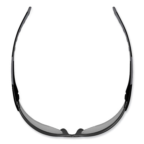 Skullerz Saga Frameless Safety Glasses, Black Nylon Impact Frame, Antifog Indr/outdr Polycarb Lens,ships In 1-3 Business Days