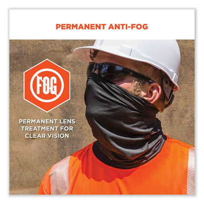 Skullerz Vali Frameless Safety Glasses, Black Nylon Impact Frame, Antifog Indr/outdr Polycarb Lens,ships In 1-3 Business Days