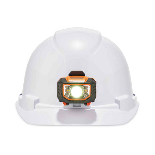 Skullerz 8970led Class E Hard Hat Cap Style With Led Light, White, Ships In 1-3 Business Days