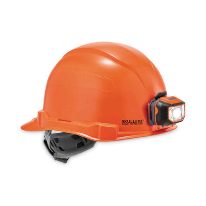 Skullerz 8970led Class E Hard Hat Cap Style With Led Light, Orange, Ships In 1-3 Business Days