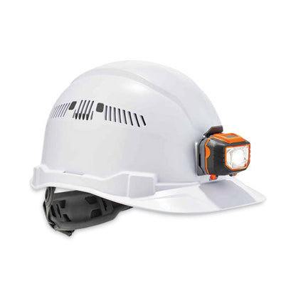 Skullerz 8972led Class C Hard Hat Cap Style With Led Light, White, Ships In 1-3 Business Days
