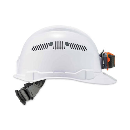 Skullerz 8972led Class C Hard Hat Cap Style With Led Light, White, Ships In 1-3 Business Days