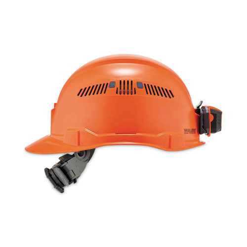 Skullerz 8972led Class C Hard Hat Cap Style With Led Light, Orange, Ships In 1-3 Business Days