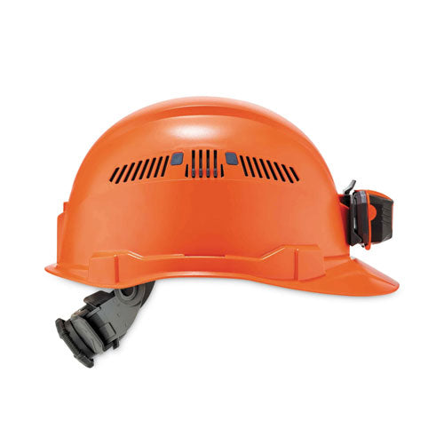 Skullerz 8972led Class C Hard Hat Cap Style With Led Light, Orange, Ships In 1-3 Business Days