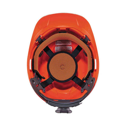 Skullerz 8972led Class C Hard Hat Cap Style With Led Light, Orange, Ships In 1-3 Business Days