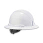 Skullerz 8971 Class E Hard Hat Full Brim, White, Ships In 1-3 Business Days