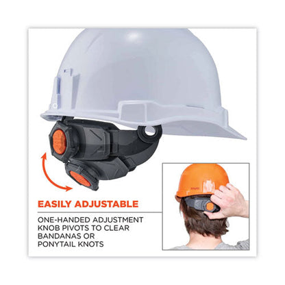 Skullerz 8971led Class E Hard Hat Full Brim With Led Light, White, Ships In 1-3 Business Days