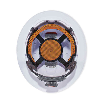 Skullerz 8971led Class E Hard Hat Full Brim With Led Light, White, Ships In 1-3 Business Days