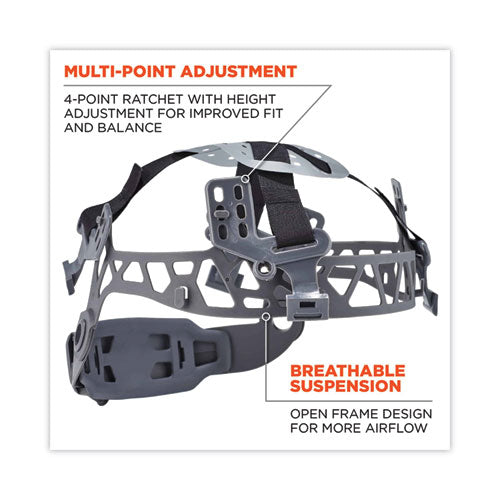 Skullerz 8973 Class C Hard Hat Full Brim, White, Ships In 1-3 Business Days