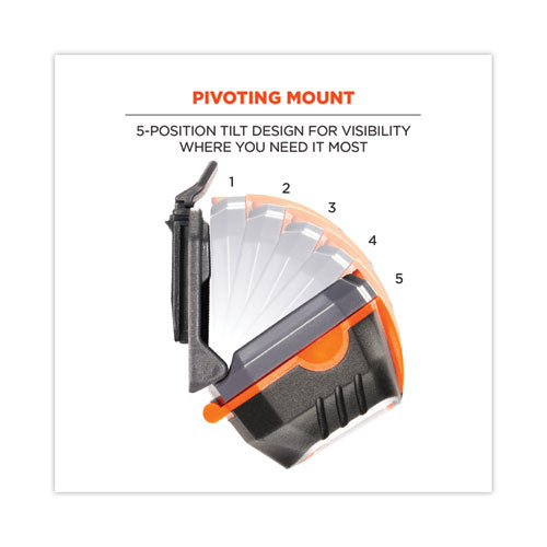 Skullerz 8981 Hard Hat Led Light, Orange, Ships In 1-3 Business Days