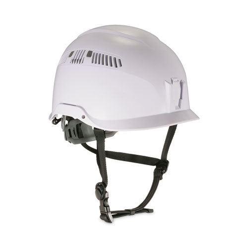 Skullerz 8975 Class C Safety Helmet, 6-point Ratchet Suspension, White, Ships In 1-3 Business Days