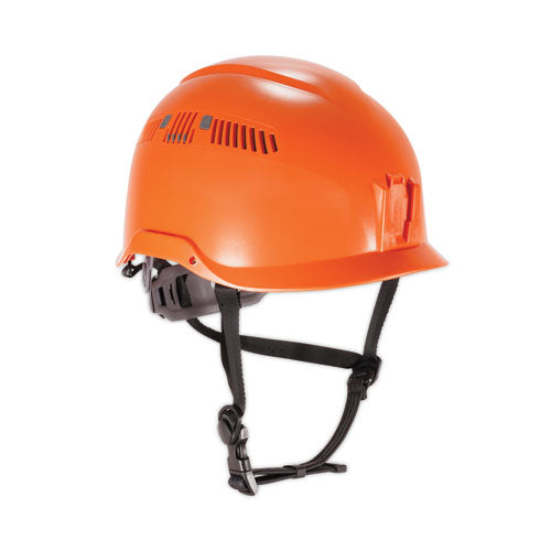 Skullerz 8975 Class C Safety Helmet, 6-point Ratchet Suspension, Orange, Ships In 1-3 Business Days