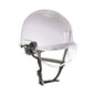 Skullerz 8974v Class E Safety Helmet W/8991 Visor Kit, Clear Lens, 6-pt Ratchet Suspension, White, Ships In 1-3 Business Days