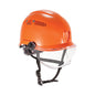 Skullerz 8975v Class C Safety Helmet W/8991 Visor Kit, Clear Lens, 6-pt Ratchet Suspension, Orange,ships In 1-3 Business Days