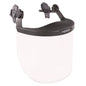 Skullerz 8995 Anti-scratch And Anti-fog Hard Hat Face Shield With Adapter For Full Brim, Clear Lens, Ships In 1-3 Bus Days