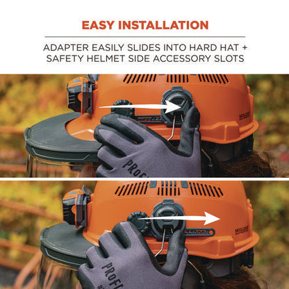 Skullerz 8996 Face Shield Adapter Frame Replacement, Gray, Ships In 1-3 Business Days