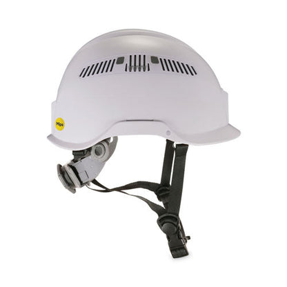 Skullerz 8975-mips Class C Safety Helmet With Mips Elevate Ratchet Suspension, White, Ships In 1-3 Business Days