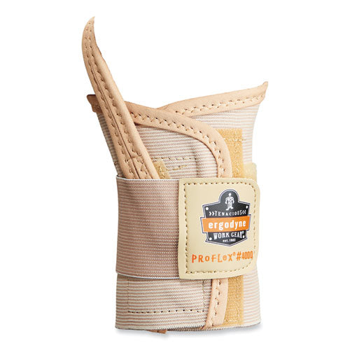 Proflex 4000 Single Strap Wrist Support, X-large, Fits Left Hand, Tan, Ships In 1-3 Business Days