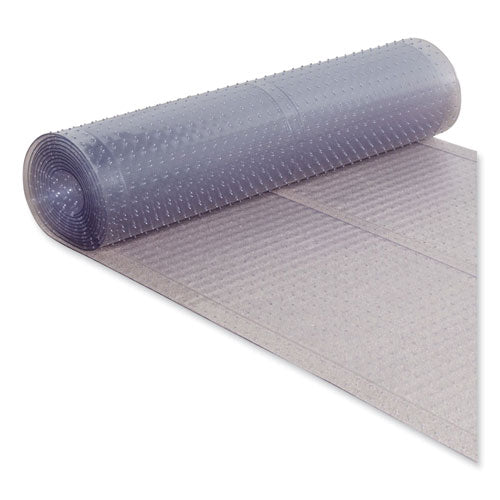 Ribbed Vinyl Carpet Runner, 27 X 240, Clear, Ships In 4-6 Business Days