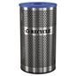 Stainless Steel Recycle Receptacle, 33 Gal, Stainless Steel