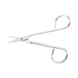 Scissors, Pointed Tip, 4.5" Long, Nickel Straight Handle