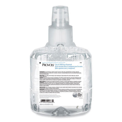 Clear And Mild Foam Hand Wash, Unscented, 1,200 Ml Refill, 2/carton