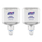 Advanced Hand Sanitizer Gentle And Free Foam, 1,200 Ml Refill, Fragrance-free, For Es4 Dispensers, 2/carton