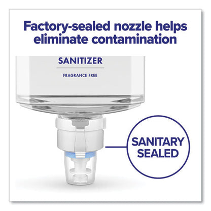 Es6 Touch Free Hand Sanitizer Dispenser, 1,200 Ml, 5.25 X 8.56 X 12.13, White