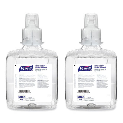 Healthy Soap E1 Foam Handwash, For Cs6 Dispensers, Fragrance-free, 1,200 Ml, 2/carton