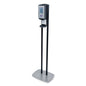Cs8 Hand Sanitizer Floor Stand With Dispenser, 1,200 Ml, 13.5 X 5 X 28.5, Graphite