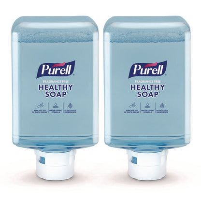 Healthy Soap With Clean Release Technology Fragrance Free Foam, For Es10 Dispensers, 1,200 Ml Refill, 2/carton
