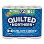 Ultra Soft And Strong Bathroom Tissue, Mega Rolls, Septic Safe, 2-ply, White, 328 Sheets/roll, 18 Rolls/carton