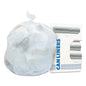 High-density Waste Can Liners, 16 Gal, 6 Mic, 24" X 33", Natural, 50 Bags/roll, 20 Rolls/carton