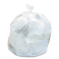 High-density Waste Can Liners, 45 Gal, 22 Mic, 40" X 48", Natural, 25 Bags/roll, 6 Rolls/carton