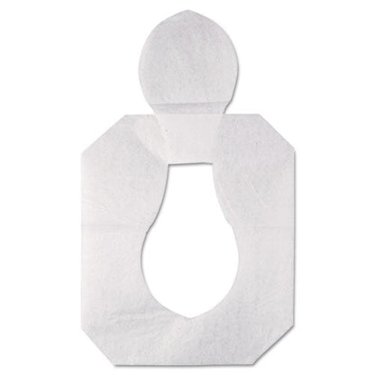 Health Gards Toilet Seat Covers, Half-fold, 14.25 X 16.5, White, 250/pack, 4 Packs/carton