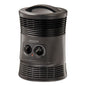 360 Surround Fan Forced Heater, 1,500 W, 9 X 9 X 12, Gray