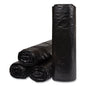 Low-density Commercial Can Liners, Coreless Interleaved Roll, 60 Gal, 1.2mil, 38" X 58", Black, 10 Bags/roll, 10 Rolls/carton