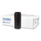 High-density Commercial Can Liners, 16 Gal, 8 Mic, 24" X 33", Black, 50 Bags/roll, 20 Interleaved Rolls/carton