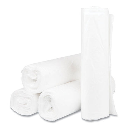 High-density Commercial Can Liners, 33 Gal, 11 Mic, 33" X 40", Clear, 25 Bags/roll, 20 Interleaved Rolls/carton