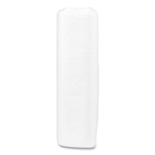 High-density Commercial Can Liners, 33 Gal, 13 Mic, 33" X 40", Clear, 25 Bags/roll, 20 Interleaved Rolls/carton